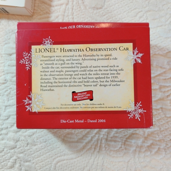 5 Hallmark Lionel Train Ornaments Series Of Keepsake Trains New In Boxes - Picture 15 of 16